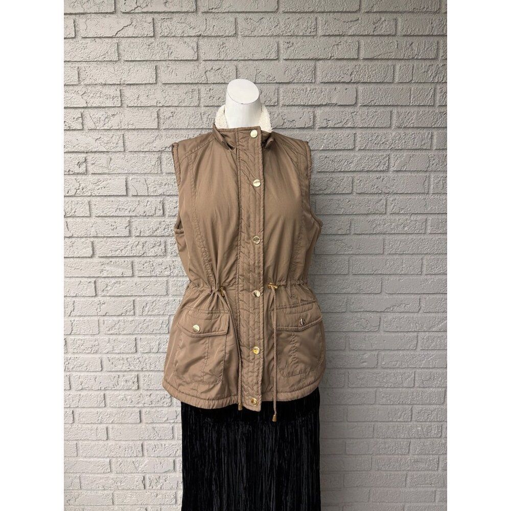Outdoor Collection Women's Utility Faux Fur Lined Vest Size M